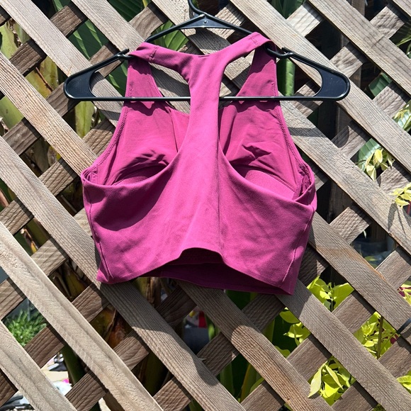 UNIQLO Women's Active Racer Back Wireless Bra Pink/Purple  Size M - Picture 2 of 7